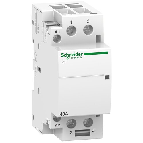 Контактор мод. iСТ Acti9 40А 2п 2НО 230/240В Schneider Electric A9C20842, 1шт