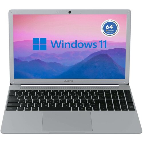 Ноутбук Digma EVE 15 P418 156 IPS Intel Pentium Silver N5030 8ГБ SSD 256ГБ Intel UHD Graphics 605 серый nn5158cxw02 3238500₽