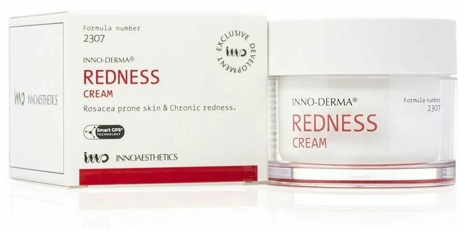 NNO-DERMA Крем для кожи, склонной к покраснениям (антикуперозный) REDNESS CREAM 50 мл