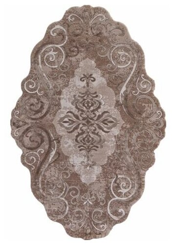 фото KARMEN HALI, Турция Ковер SAFIR 00858A BROWN / BROWN 0.78x1.5 м.