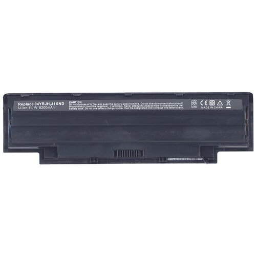 фото Аккумуляторная батарея для ноутбука dell inspiron n5110 n4110 (04yrjh) 11.1v 5200mah черный oem