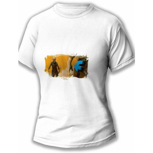 фото Футболка размер m, белый будь на стиле