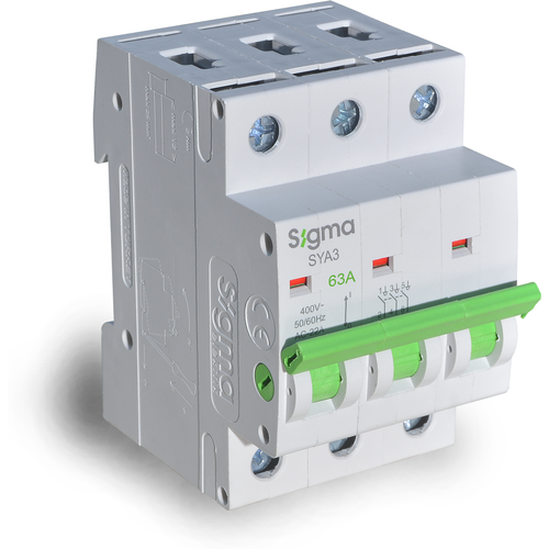 Рубильник (разъединитель) 3P 63A SIGMA ELEKTRIK