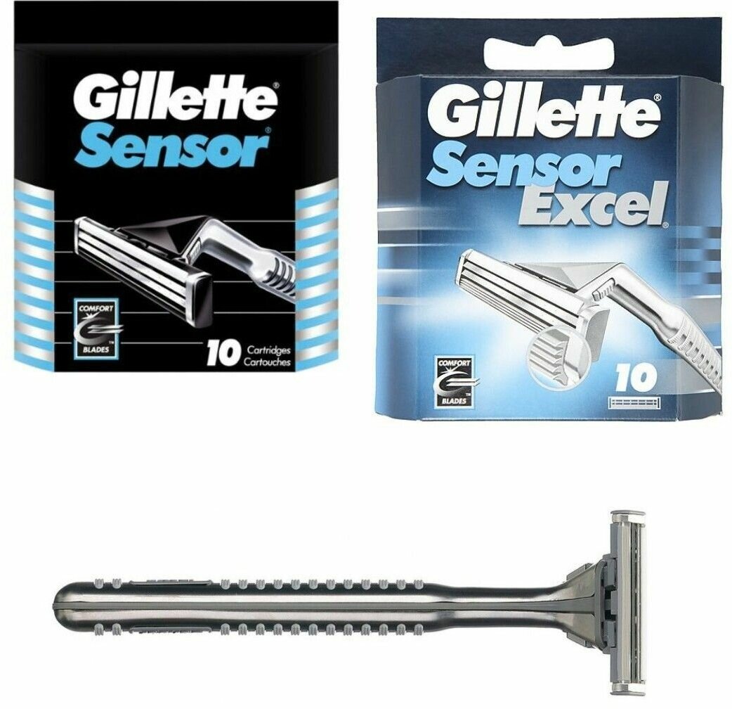Бритва Gillette Sensor 3 с 6 cменными кассетами - фото №3
