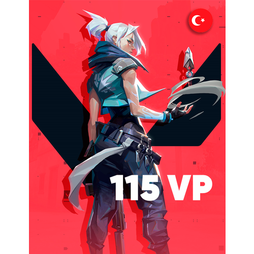 Пополнение счета Valorant на 115 Points VP Код активации Поинты Подарочная карта Валорант Gift Card Турция 290₽
