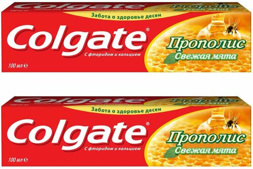 Colgate Зубная паста Прополис Свежая мята, 100 мл, 2 шт