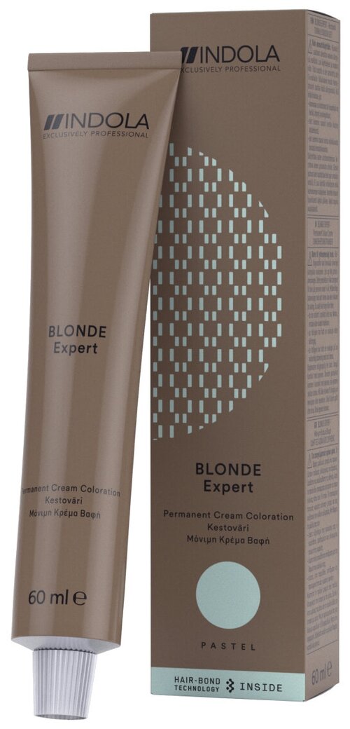 Indola Blonde Expert перманентный крем-краситель для волос Pastel, P.16, Блонд пастельный земляничный, 60 мл