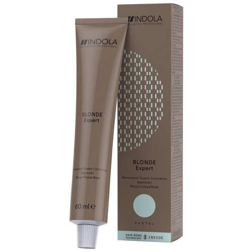 фото Indola blonde expert перманентный крем-краситель для волос pastel, p.16, блонд пастельный земляничный, 60 мл