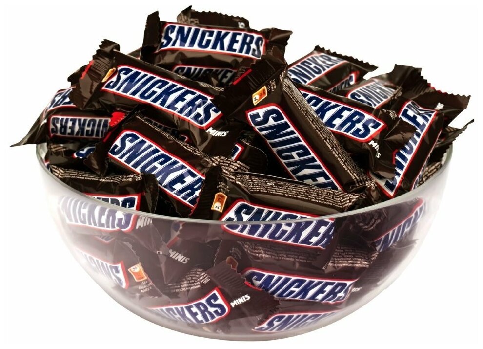 Батончик Snickers Minis шоколадные, 180г - фотография № 3