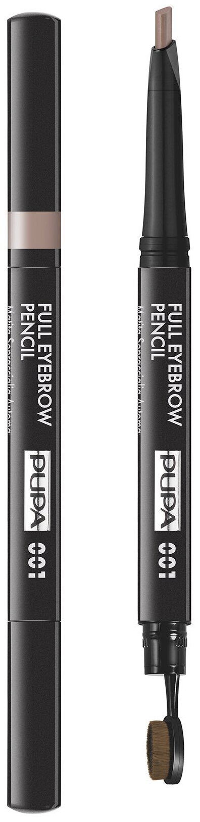 PUPA Карандаш для бровей Full Eyebrow Pencil, 0,2 г, 001