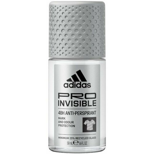 Дезодорант Adidas PRO INVISIBLE шариковый антиперспирант мужской 48H 50 мл (из Финляндии) дезодорант спрей adidas uefa best of the best 48h антиперспирант мужской 150 мл из финляндии