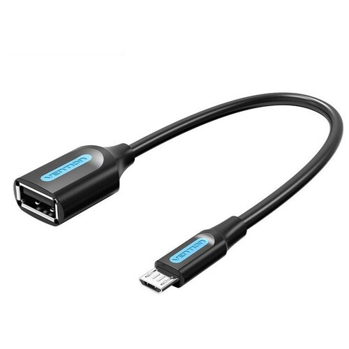 Аксессуар Vention OTG USB 2.0 AF - Micro-B 0.15m CCUBB шнур usb af minibm 5pin 0 15м otg