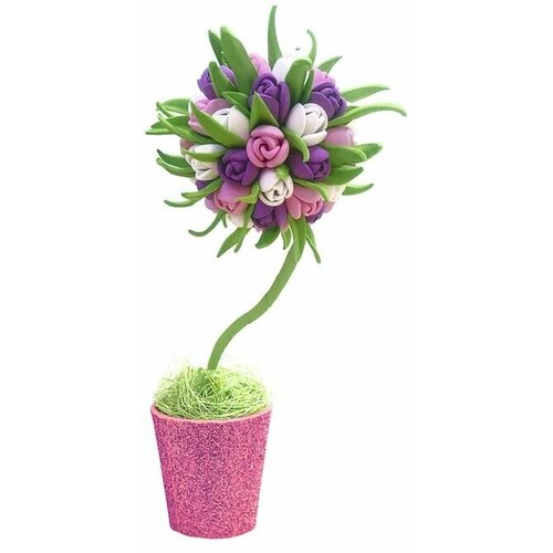 Набор для творчества малый Топиарий Тюльпаны, микс соханева юлия дерево счастья топиарий