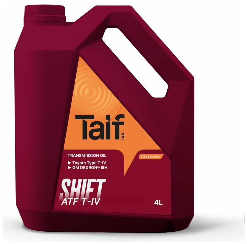 Taif Масло Трансмиссионное Shift Atf Type T-Iv, 4l TAIF Lubricants арт. 214014