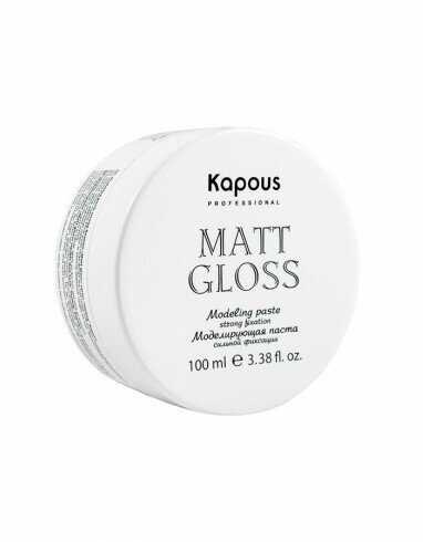 Моделирующая паста для волос сильной фиксации Kapous «Matt Gloss», 100 мл