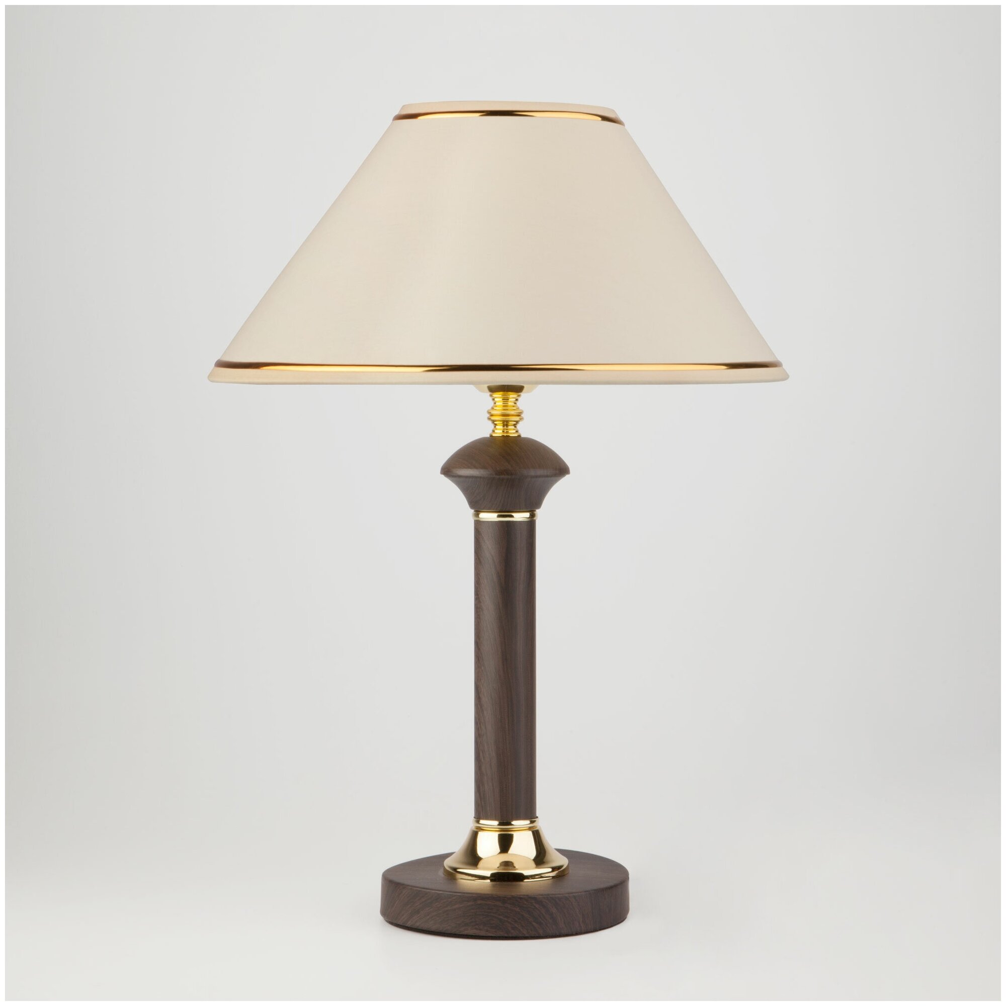 Настольная лампа с абажуром Eurosvet Lorenzo 60019/1 венге