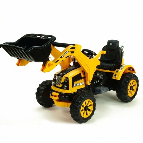 Детский электромобиль трактор на аккумуляторе 12V / желтый - JS328A-Y (JS328A-YELLOW)