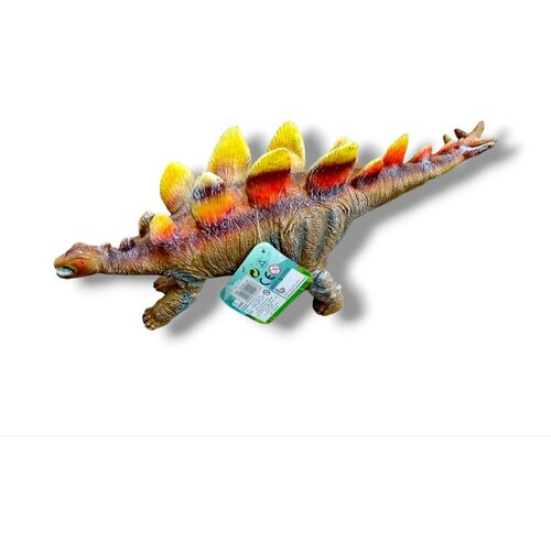 Игровая фигурка динозавр Стегозавр 30 см со звуком разноцветный