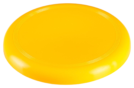 Летающая тарелка, цвет желтый