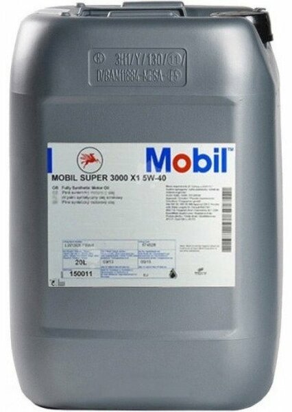   Mobil SUPER 3000 X1 5W-40 20