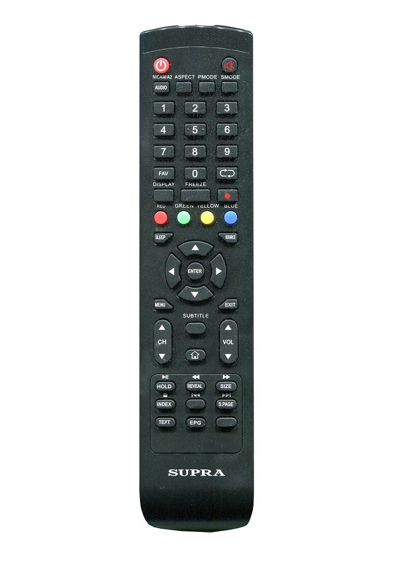 Пульт для моделей телевизора Supra