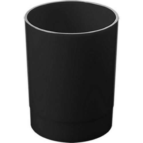 Органайзер канцелярский Подставка стакан ручек и карандашей Attache Economy Офис (черный) 10 штук в упаковке