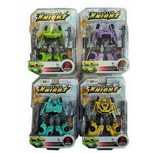 Робот-трансформер, 4 вида в ассортименте, на блистере 25x18x5,5 см