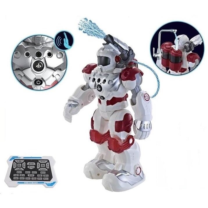 Робот FIRE BOT на РУ (свет, звук, движение) в коробке