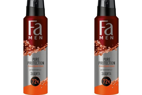 Fa MEN Дезодорант Pure Protection с ароматом гуараны, 150 мл, 2 шт.