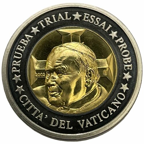 Ватикан 2 евро 2002 г. (Европа) Specimen (Проба) ватикан 1 евро 2004 г европа specimen проба