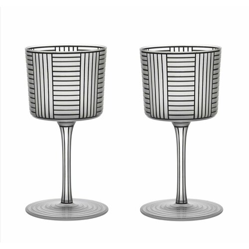 Набор Lobmeyr Serie B WINE GLASS 2 бокала для вина, диам 67 мм, высота мм, 135 объем 0,16cl, стекло, ручная роспись