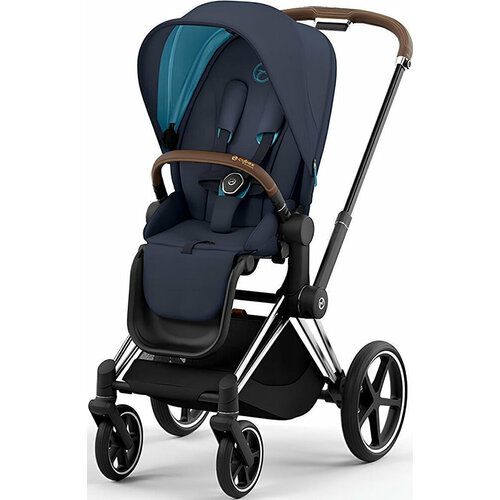 Cybex Priam IV (Dark Navy на шасси Chrome Brown)