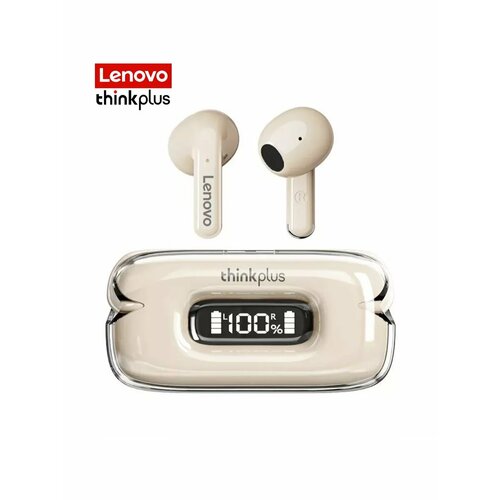 Беспроводные TWS наушники Lenovo ThinkPlus X15II бежевый 1330₽