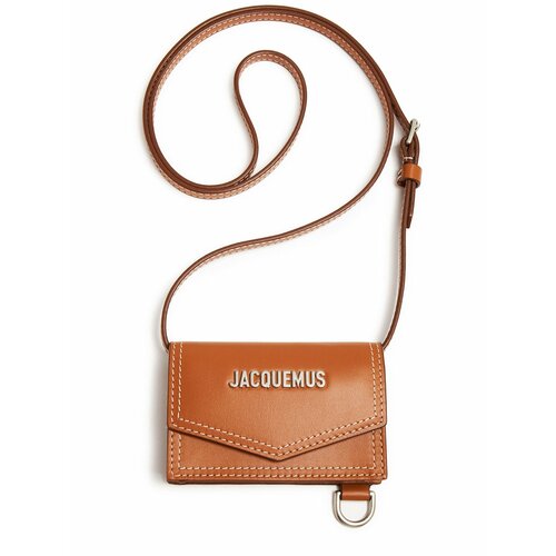 Сумка клатч Jacquemus фактура зернистая коричневый 116129₽
