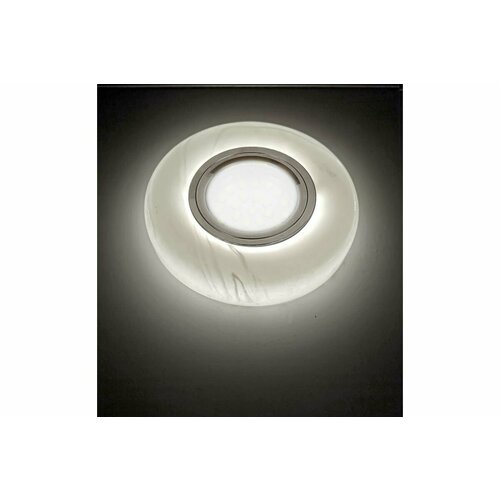 фото Встраиваемый светильник de fran smd/mr16 4000к хром прозрачный (chcl) (15smd 3вт 330лм), ft1022