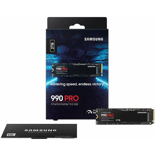 Твердотельный диск 2TB Samsung 990 PRO M2 PCI-E 40 x4 TLC 3D NAND RW - 74506900 MBs EU 20696₽