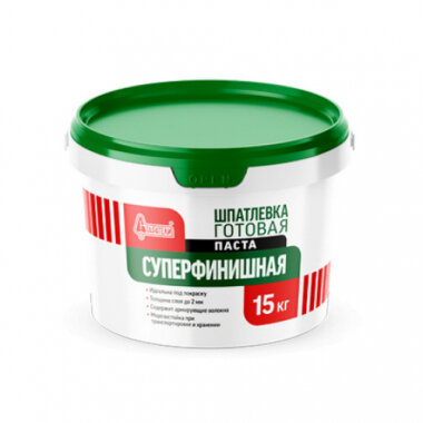Старатели Шпаклевка Суперфинишная полимерная готовая 15 кг