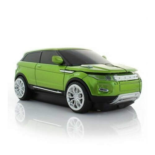 Мышь машинка Ranger беспроводная зеленая 24GHz в виде автомобиля over 1290₽