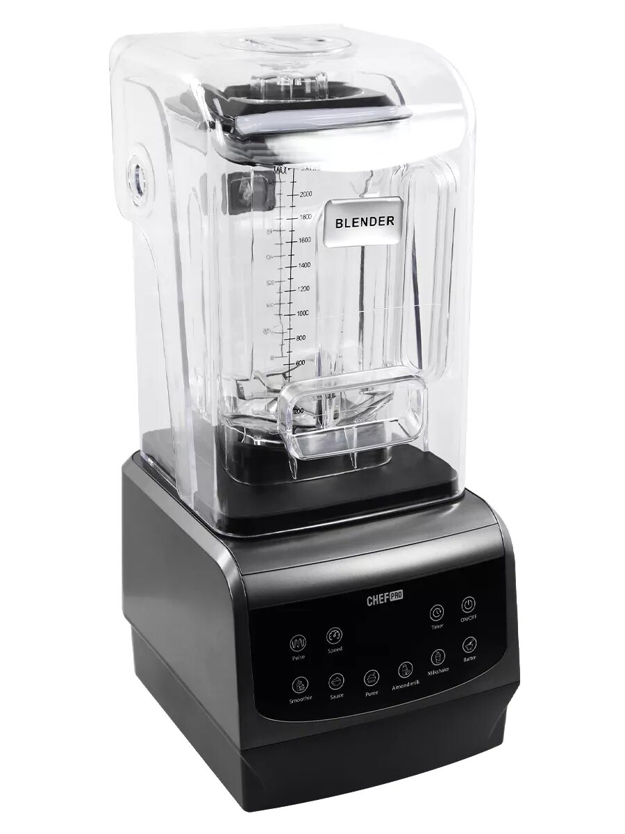 Блендер стационарный CHEF PRO CF-KP1101A черный/серебро