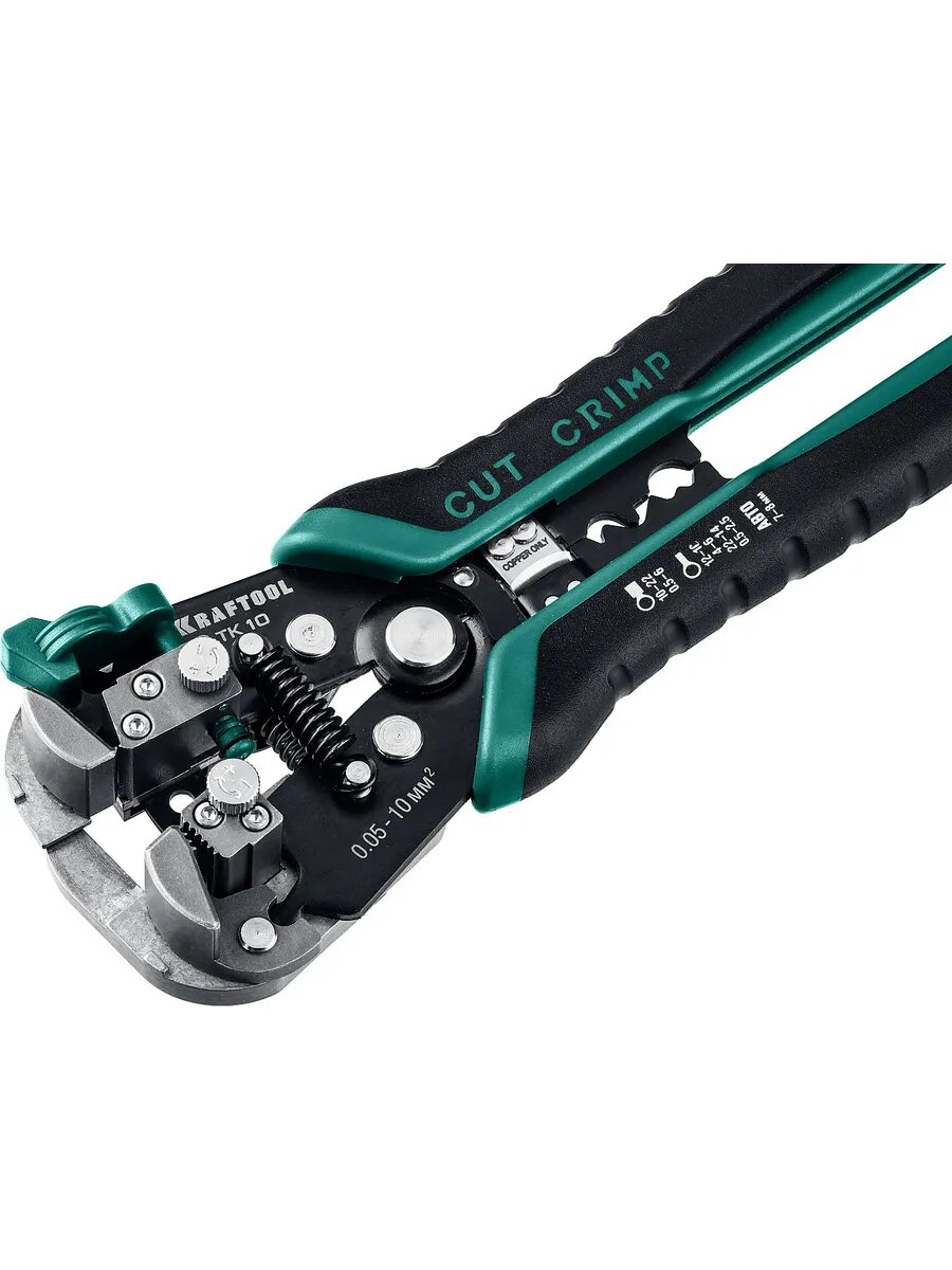 KRAFTOOL TK-10, 0.05 - 10 мм2, авто. стриппер (22639) — фото 1