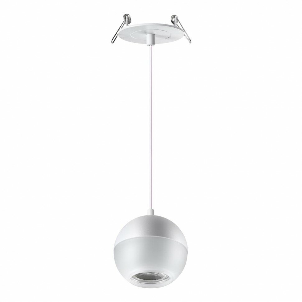 Novotech 370815 SPOT NT22 308 белый Светильник встраиваемый, длина провода 2м IP20 GU10 9W 220V GARN