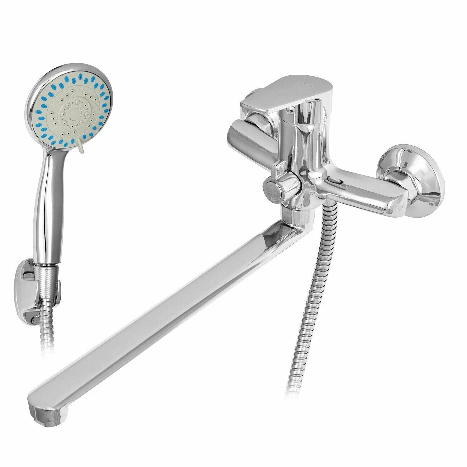 Смеситель DIONIS DRG6-449, вертикальный монтаж, поворотный излив, аэратор, хром