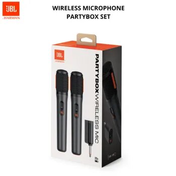 Микрофон для живого вокала Беспроводной микрофон Partybox Mic, черный