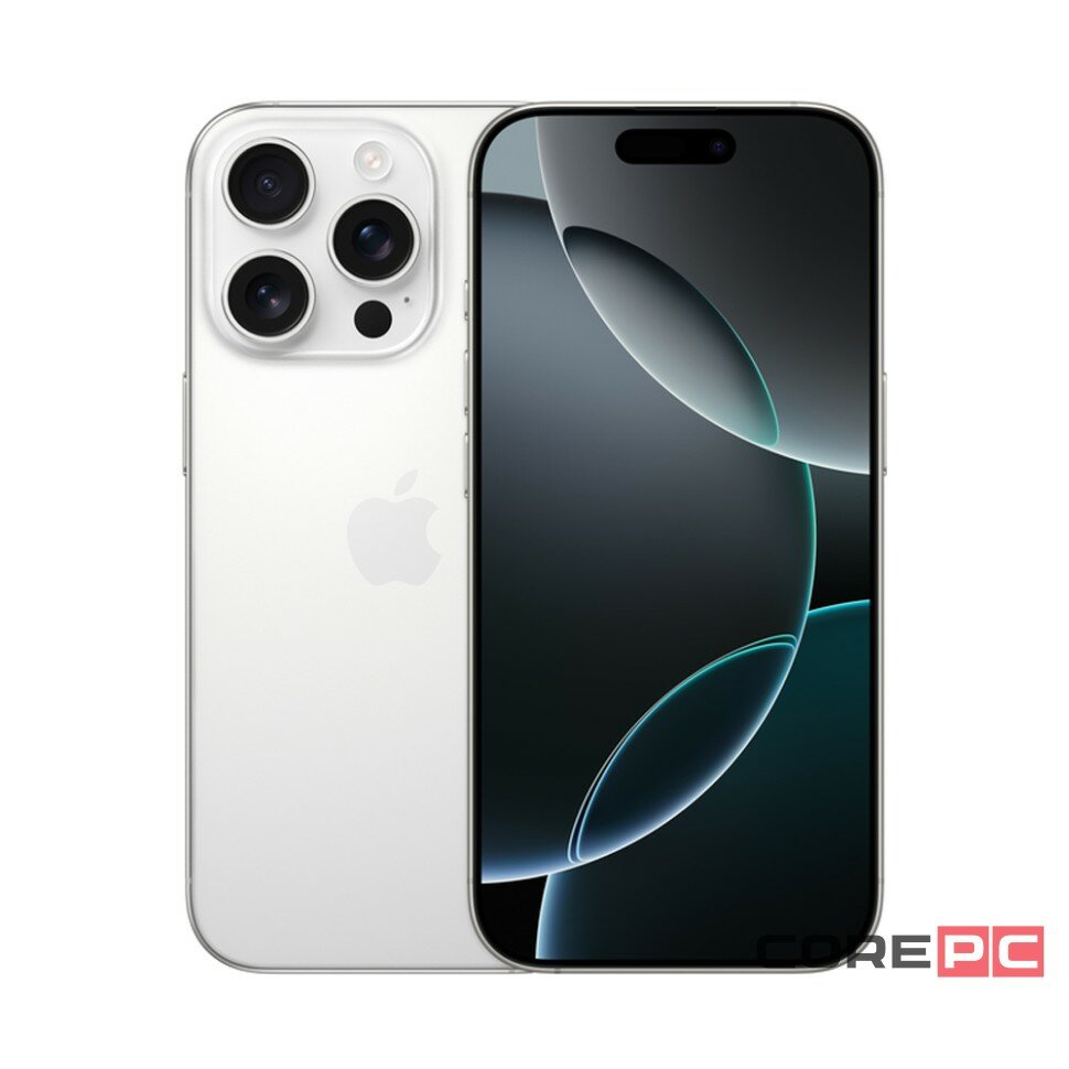 Смартфон Apple iPhone 16 Pro 256Gb (White Titanium) EU стильный дизайн