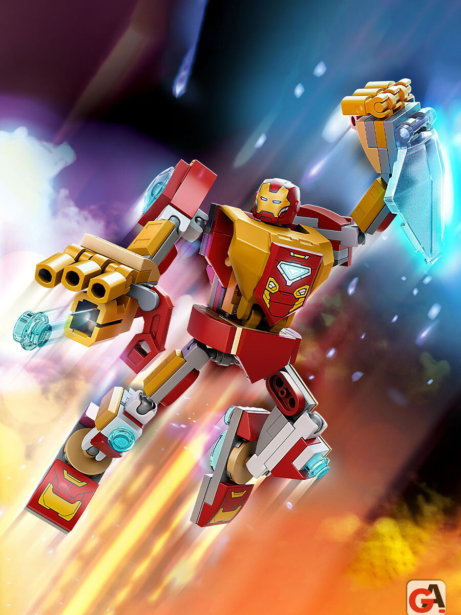 Конструктор Марвел Железный человек: робот — фото 1