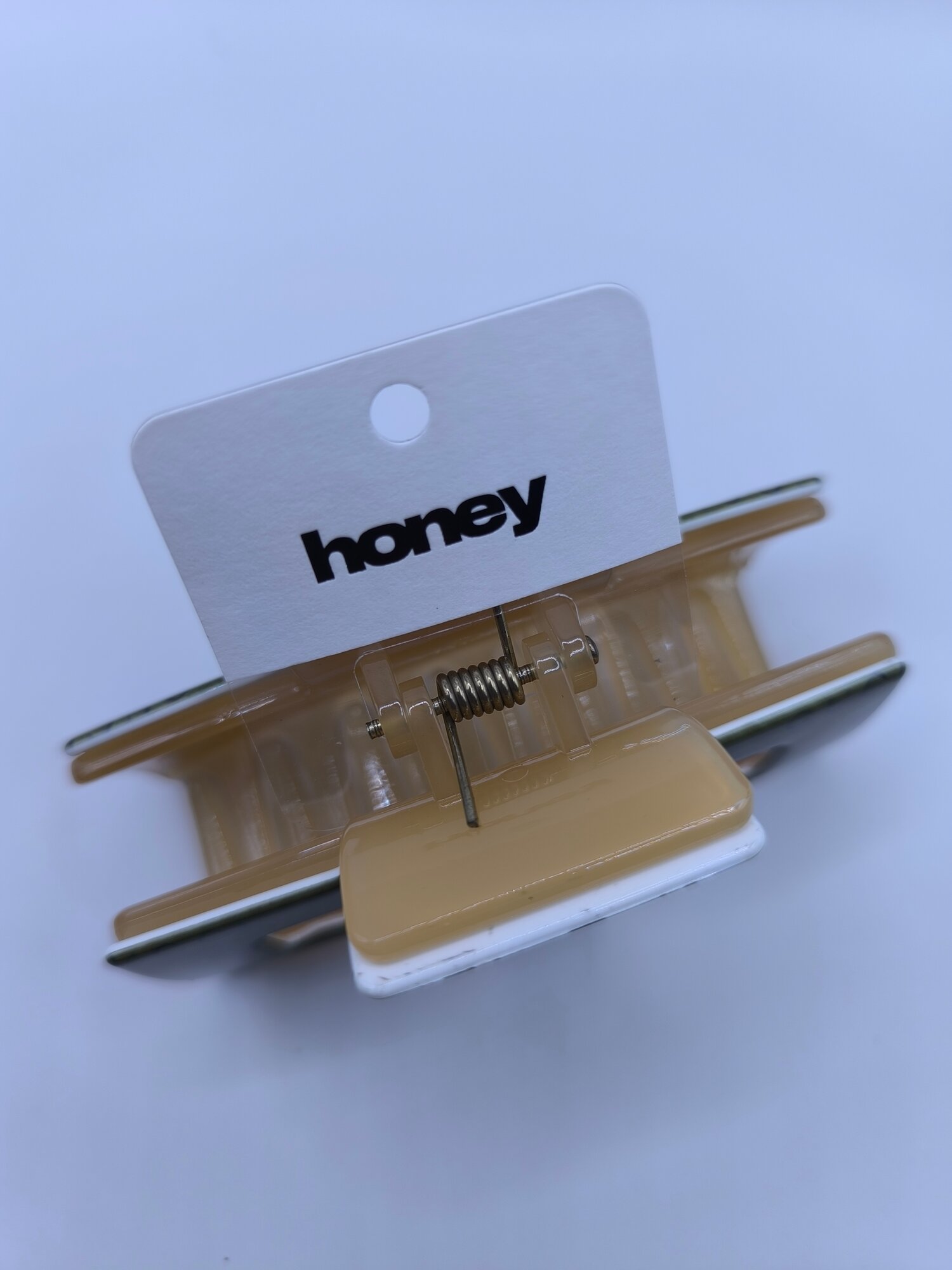 Заколка-краб, для волос, длина 8,5см, для девочек и девушек, пластик — фото 1