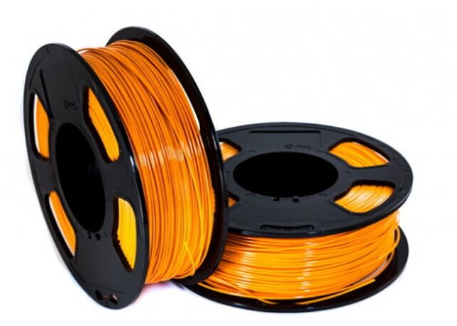 PETG пластик GeekFillament 1,75 мм 1 кг Orange, оранжевый, филамент petg