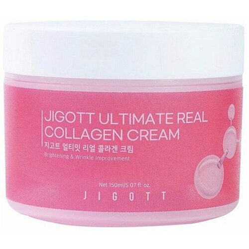 Крем для лица с коллагеном Jigott Ultimate Real Collagen Cream, 150 мл антивозрастной крем для лица с коллагеном jigott ultimate real collagen cream 150мл