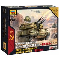 Сборная модель ZVEZDA Советская зенитная САУ "Шилка" (7419) 1:100