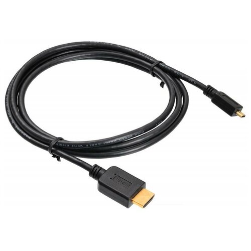 Кабель аудио-видео Buro HDMI (m)/Micro HDMI (m) 1.8м. черный (MICROHDMI-HDMI-1.8)